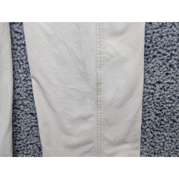 Abercrombie Fitch High Rise Wide Leg Cargo Pants Size 26 Boho Y2K Barrel White - Picture 7 of 13